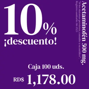 Acetaminofén MK | 500 mg