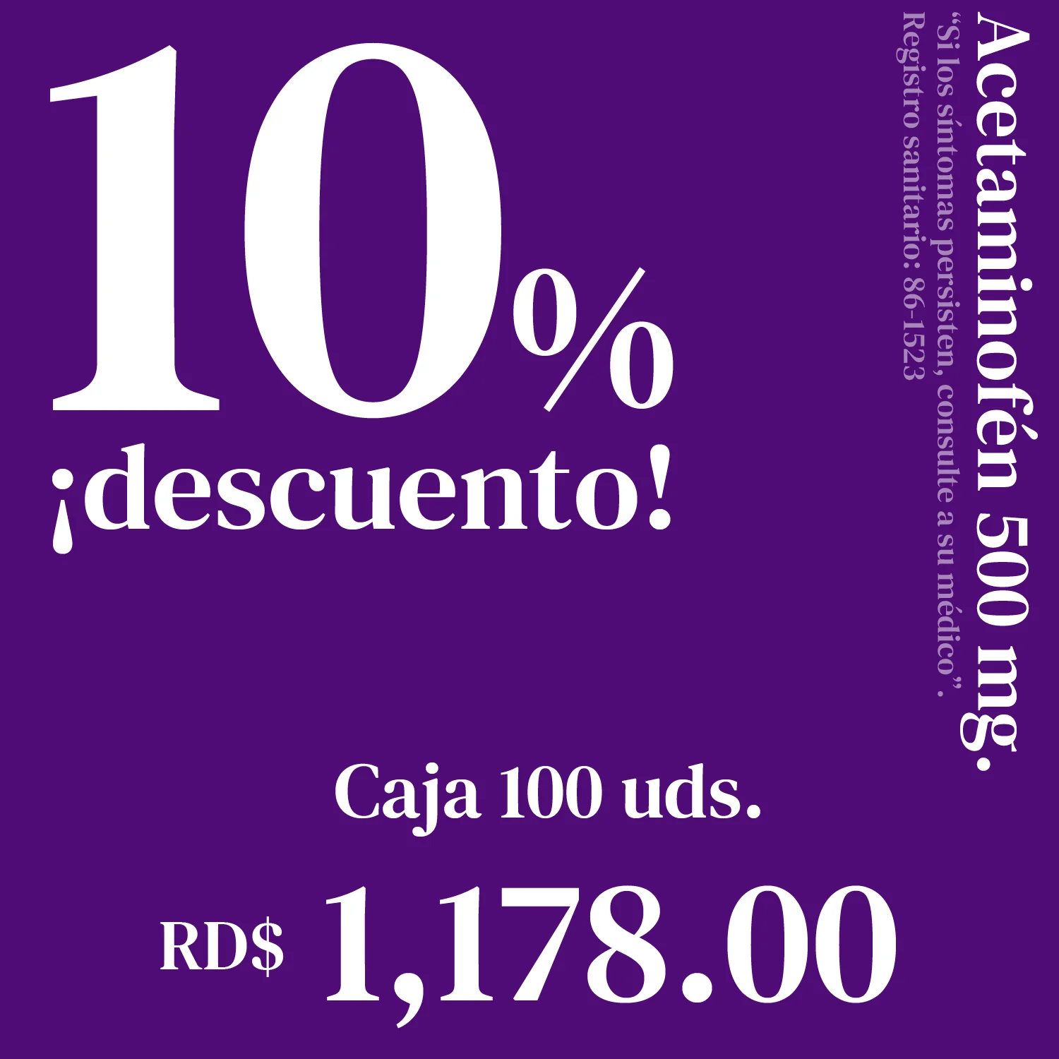 Acetaminofén MK | 500 mg