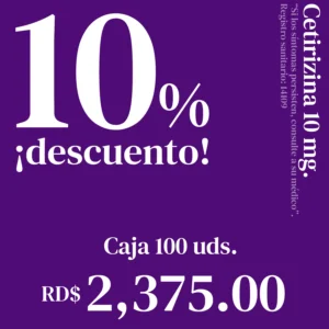 Cetirizina Ethical | 10 mg